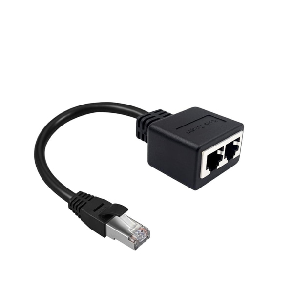 Network adapter RJ45 1 to 2, RJ45 A double adapter for male and female, 22 cm