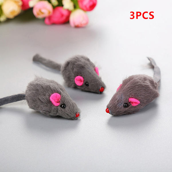 PCS Mouse Shape Cat Pet Lelu Pehmo kissan lelu Lemmikkitarvikkeita Simuloitu A2