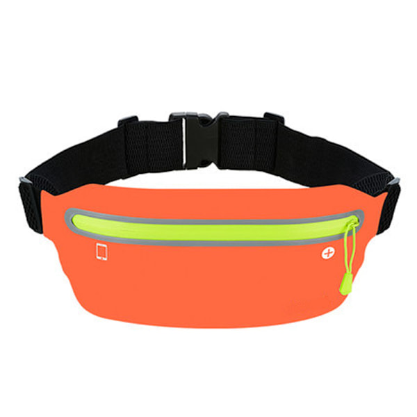 Running bag for women and men Reflective running bag orange
