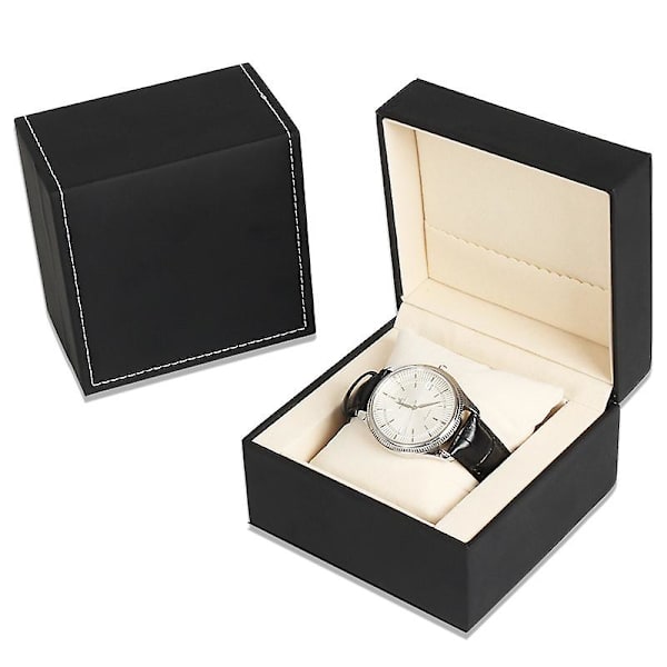 1 watch , armband, halsband, presentförpackning i Pu-läder, svart