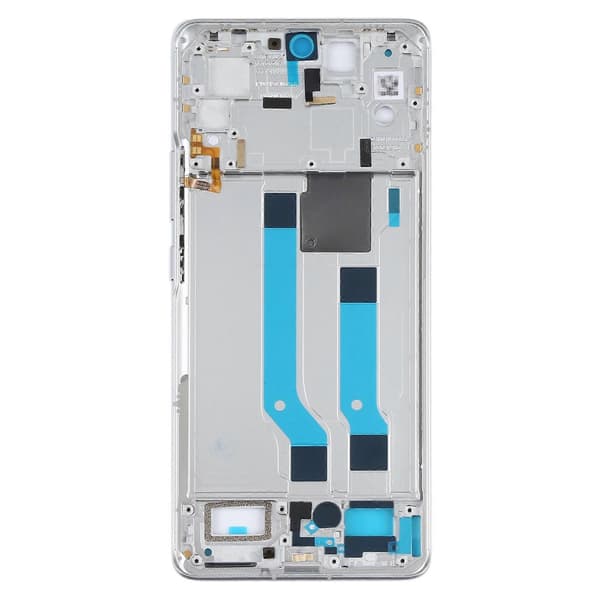 (Ny) KOMPATIBEL främre hölje LCD-ramramplatta för Xiaomi Civi Silver