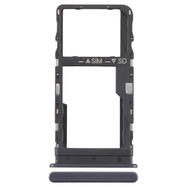 (Ny) Til TCL Tab 11 KOMPATIBEL SIM-kortbakke + Micro SD-kortbakke (grå) Grå