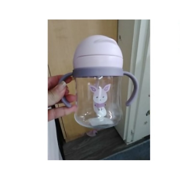 300 ml cartoon children's scale straw cup against suffocation