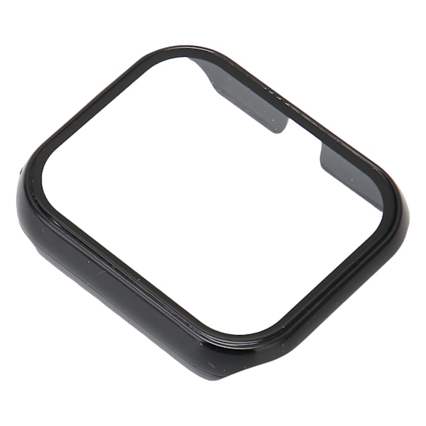 Beskyttelsesdeksel for klokke PC Herdet glass Full Dekning Klokkeskjermdeksel for Haylou RS4 i svart