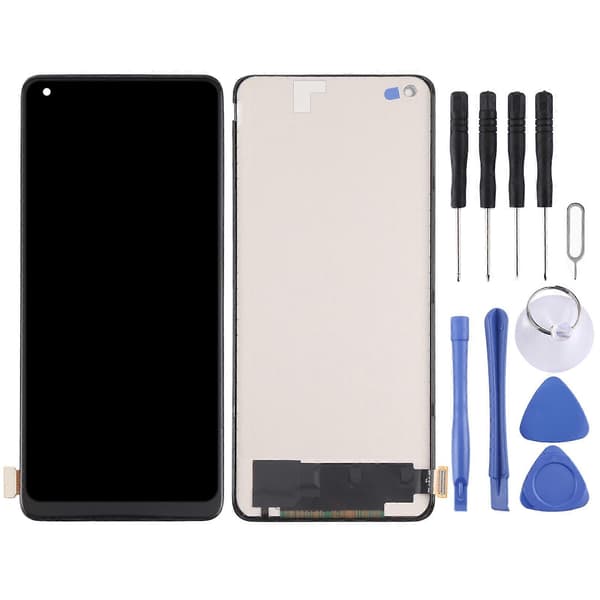 (Ny) TFT Material LCD-skärm och digitaliserare komplett enhet (stöder inte fingeravtrycksidentifiering) för vivo X50 Pro V2005A Not Specified