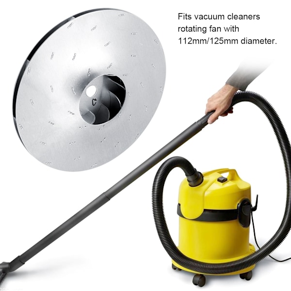 Imurin puhdistajan pyörivän tuulettimen terän moottorin lisävaruste (112 mm halkaisijaltaan)