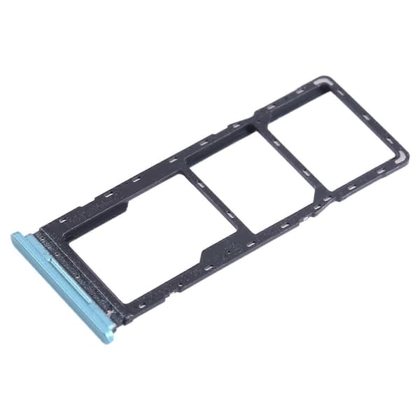 (Ny) För Tecno Spark 8C KG5k SIM-kortfack + Micro SD-kortfack Green