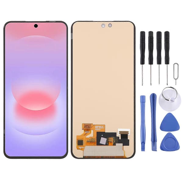 Til Galaxy A37 SM-A376B 6,62 tommer OLED LCD-skærm med Digitizer Fuld Samling Not Specified