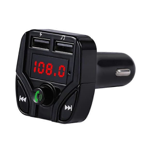 (Uusi) C4 Bluetooth MP3 Handsfree-autolaite LCD FM-lähetin Kaksi USB-laturia Not Specified