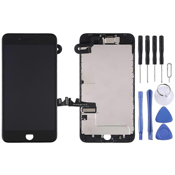 (Ny) TFT LCD-skjerm inkludert frontkamera for iPhone 8 Plus Black