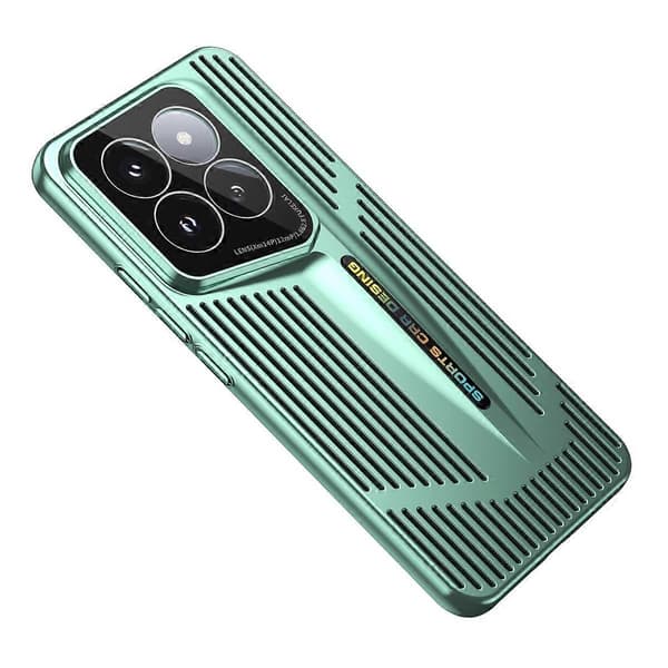 Blade Cooling PC Fuld Dækning Telefoncover Til Xiaomi 14 Pro Cyan