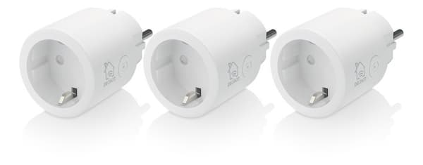 【YD】DELTACO SMART HOME strømbryter, WiFi, 1xCEE 7/3, 10A, timer, 3-pakning 220