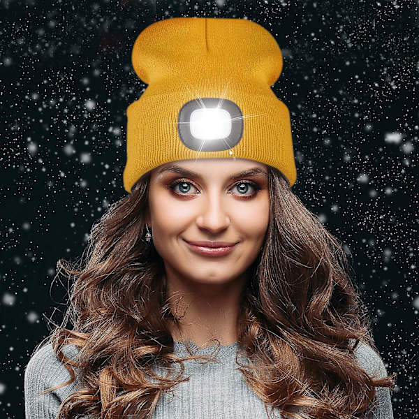 4 LED- cap yellow