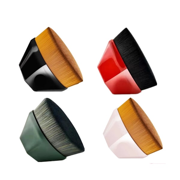 Stor foundation borste tandborste sminkverktyg Brush with hat