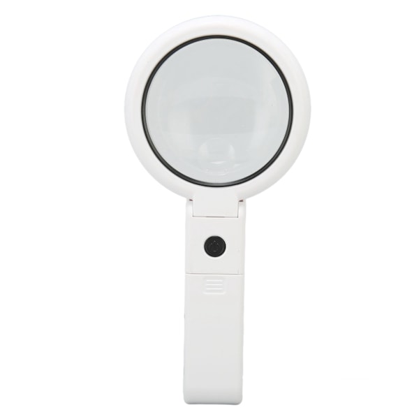 Justerbar Håndholdt LED Forstørrelsesglass med Sammenleggbart Stativ - 22X og 10X Forstørrelse for Lesing, Smykker og Håndverk