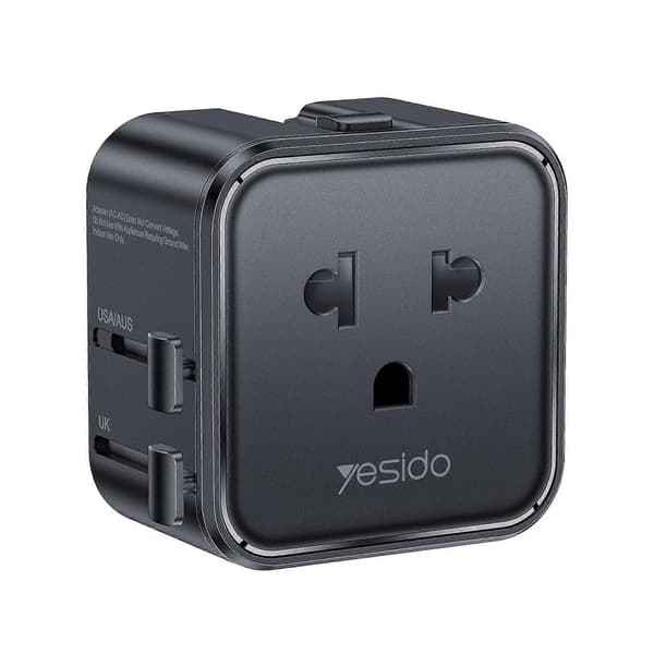 (Ny) Yesido MC46 Bärbar Universal Reseadapter Black