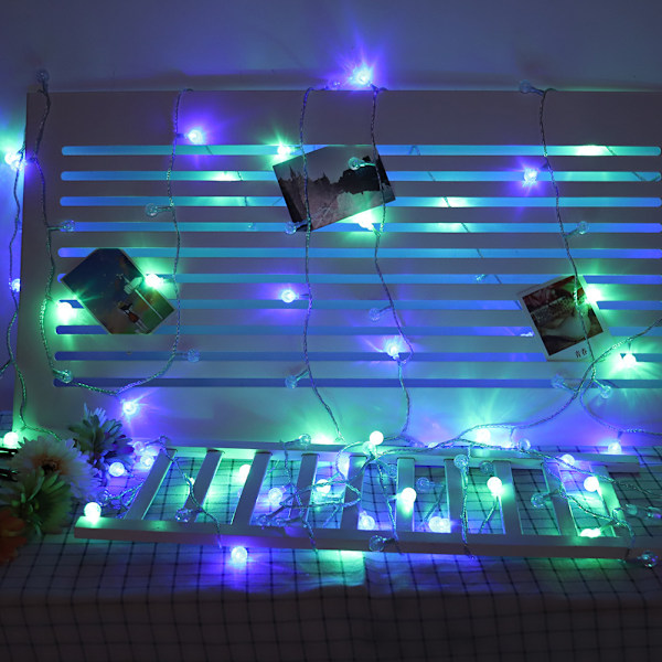 DC24V 10m 100LED Vanntette Fargerike Vanndråpe Lyslenker for Juledekorasjon