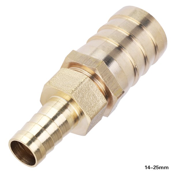 Mässing Reduceringsmuff Gängad Rörkoppling Adapter (14-25mm)