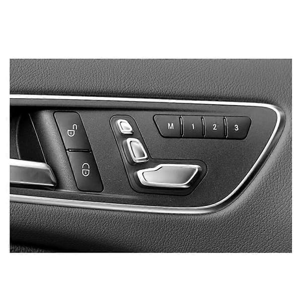 Bil framsätesjustering nackstödsknappskydd för Benz C E GLE E260 E200 GLK 300 GLE CLS bildelar vänster