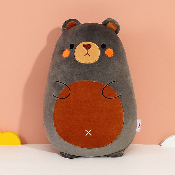 Squishmallows Plysjlekedyr Kawaii Soft Big Pillow svart bjørn