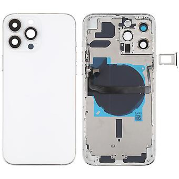 【YD】Batteribakplate for iPhone 13 Pro Max (hvit)