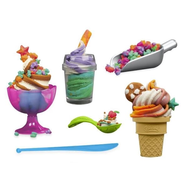 【YD】Play-Doh Mit Regnbueglas med modellervoks