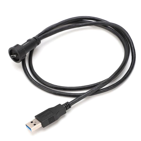 Vandtæt USB-stik Snap Han Panelmonteringsstik Industriforsyninger E10TPCBAM/U3AM(2M) 2M