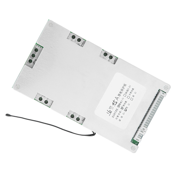 Litiumakun latauksen suojalevy BMS PCB 16S 45A tasapainolatauksella - Vihreä ja sininen