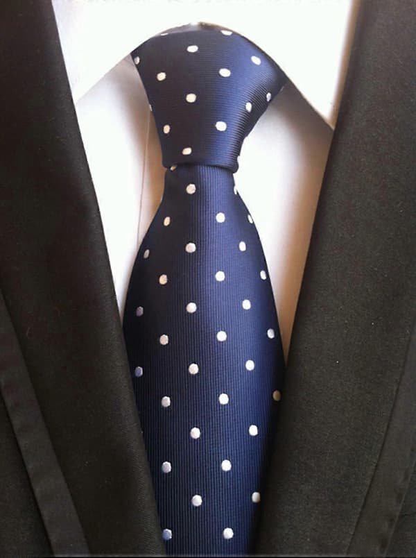 【YD】Prikket Jacquard Slips - Klassisk Selvbinderdesign til Bryllup/Forretning 12