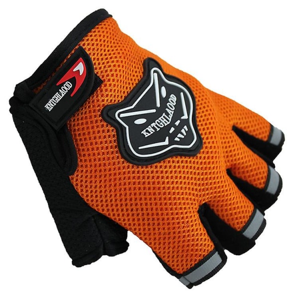 Halvfinger Cykelhandskar Sport Gym Racing Mitts