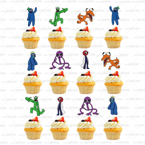 Rainbow Friends festartikler Set of 5