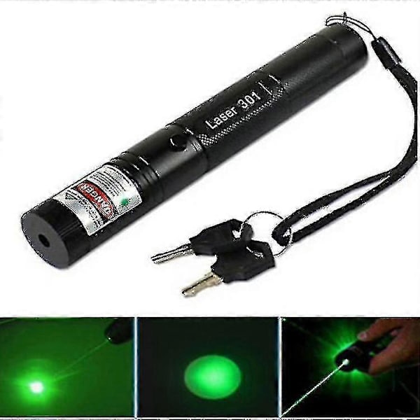 【BQ】301 Grøn Enkeltpunkts Stråle Laserpointer