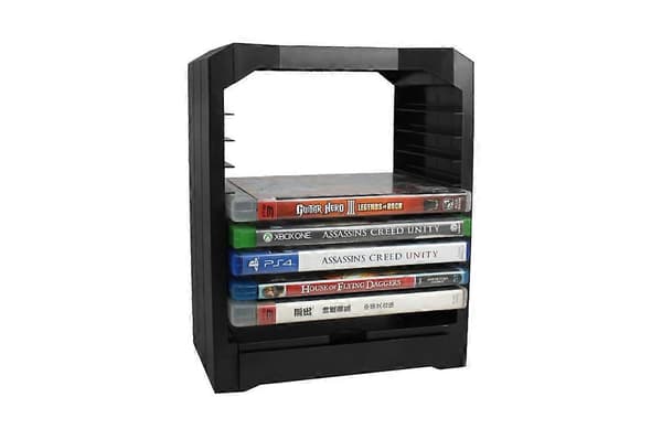 (Ny) Disc Holder Spilltilbehør Oppbevaringsboks for PS4 Tilbehør / Vertspanel / Spillplater For PS4 Not Specified