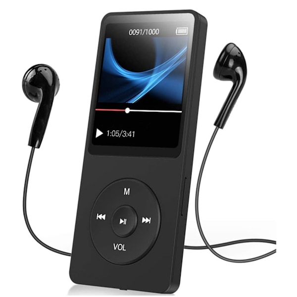 Erittäin ohut Bluetooth MP3/MP4-soitin 1,77\" LCD-näytöllä, HD-kaiuttimilla ja 8 Gt:n muistikortilla