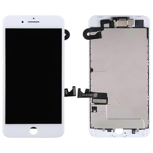 (Ny) TFT LCD-skjerm inkludert frontkamera for iPhone 8 Plus White
