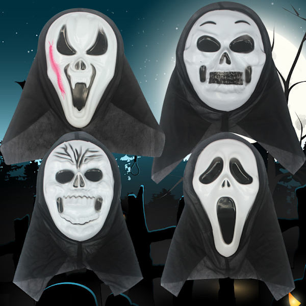 Halloween maske, dødsgud for voksne børn, horror spøgelse maske (tusindben)