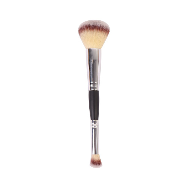 1-pack dubbelsidig professionell sminkborste Double Head Brush