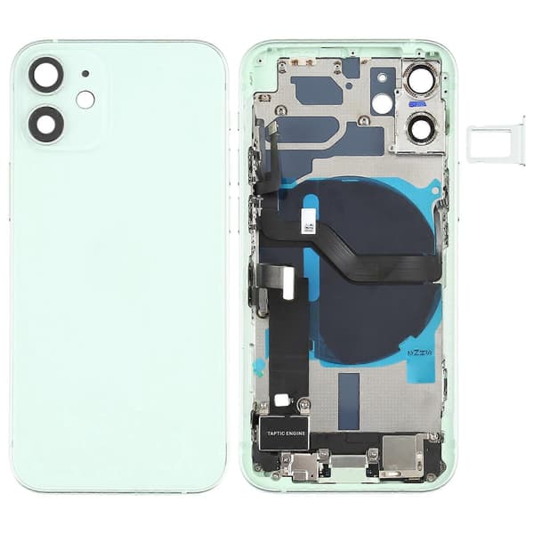 (Ny) Batteribakstycke för iPhone 12 Mini Green