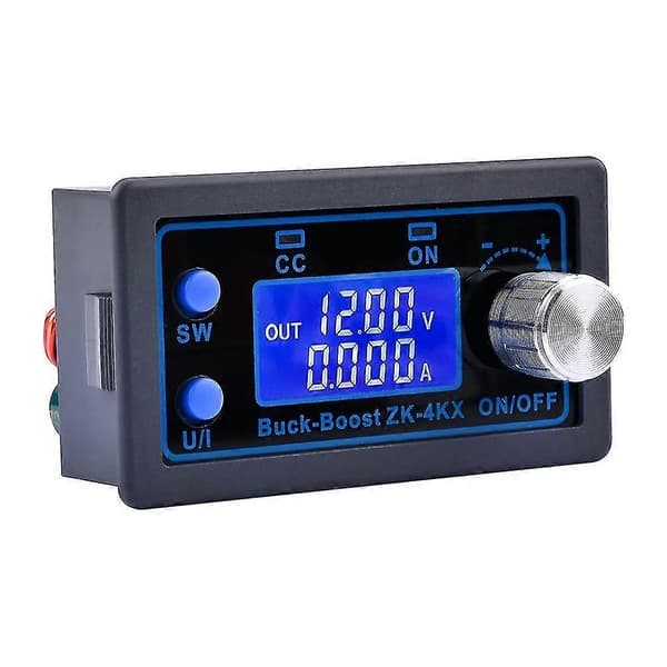 【BQ】DC DC Boost-omformer Variabel Spenningsregulator CC CV 0,5-30V 4A 5V 6V 12V 24V Regulert Laboratorium Black