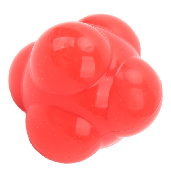 Bounce Reaction Balls för hand Ögonkoordination Reflex Speed ​​Agility Träningsutrustning för baseball Fotboll Basket Röd