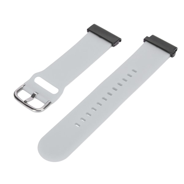 Justerbar 26mm Silikon Klokkereim Erstatning Armbånd for Fenix 7X 6X 5X - Grå