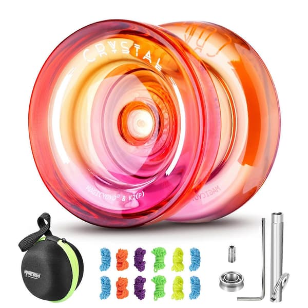 MAGICYOYO Plast Dual Funksjon Jojo K2 Krystall Gradient Jojo K2 Tricolor Gradient