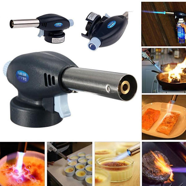 Butane gas blown torch Welding iron Soldering lighter Flame Gun B