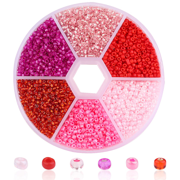 DIY Glas Hirs Beads 6 Färgkombination