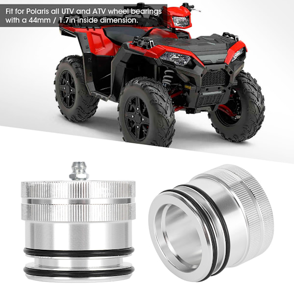 Akselin pyöränlaakerin rasvaustyökalu Polaris UTV:lle ja ATV:lle - 44 mm / 1,7 tuuman yhteensopivuusopas