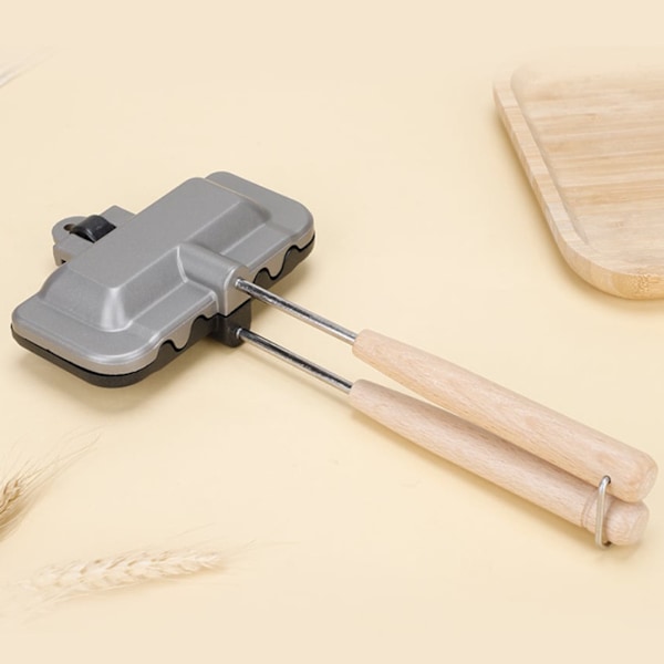 Dobbeltsidig stekebrett for sandwich for enkel matlaging