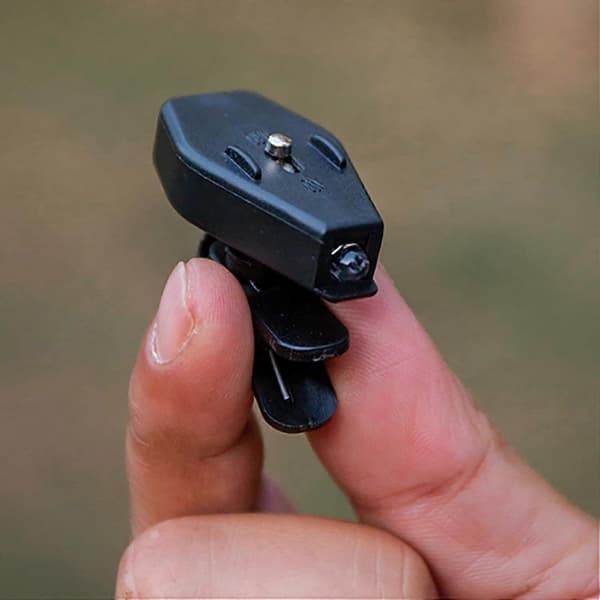 【YD】Small LED Clip-on Glasses Light, Rechargeable LED Lamp, Compact Size, Compatible with Most Glasses Frames, 1 Pair