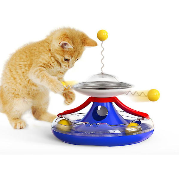 Populär Cat Turntable Track Ball Windmill Leaky Cat Toy