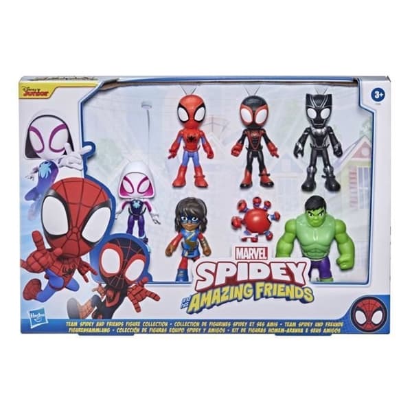 [YD]YD-Marvels Spider-Man og venner Actionfigur Legesæt - 7-delt sæt, Alder 3+-Perfekt