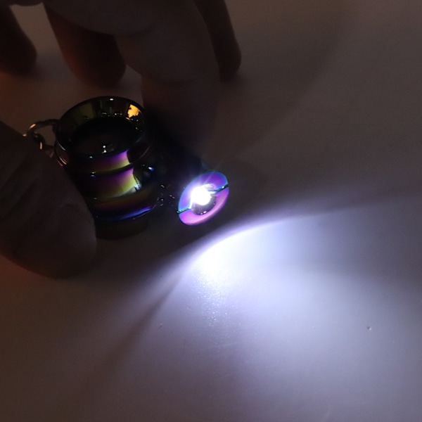 Batteridrevet LED Turbo Nøkkelringanheng med Lyd og Lys for Biler